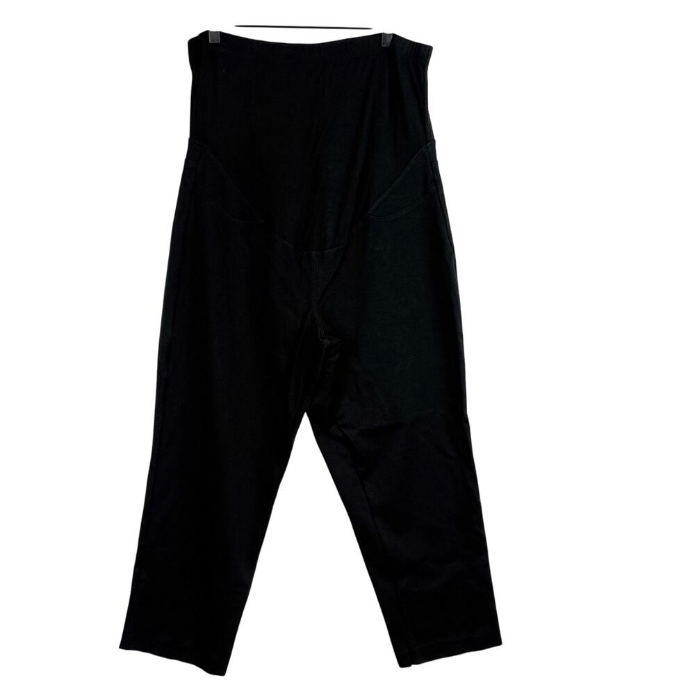 Seraphine The Work Edit Curve Over the Bump Maternity Pants Black - US 18